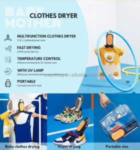 Hot Mini Electric Customized Portable Clothes Dryer Hanger 13 1 280x300