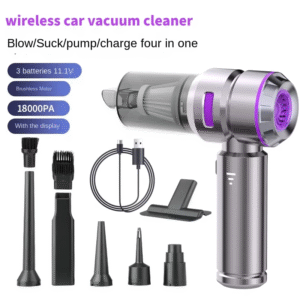 handhold car vacuum portable cordless cleaner with brushless motor mini vacuum rechargeable airduster/blower for car,home,office,pet